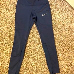 Blue Nike yoga pants size med fit small